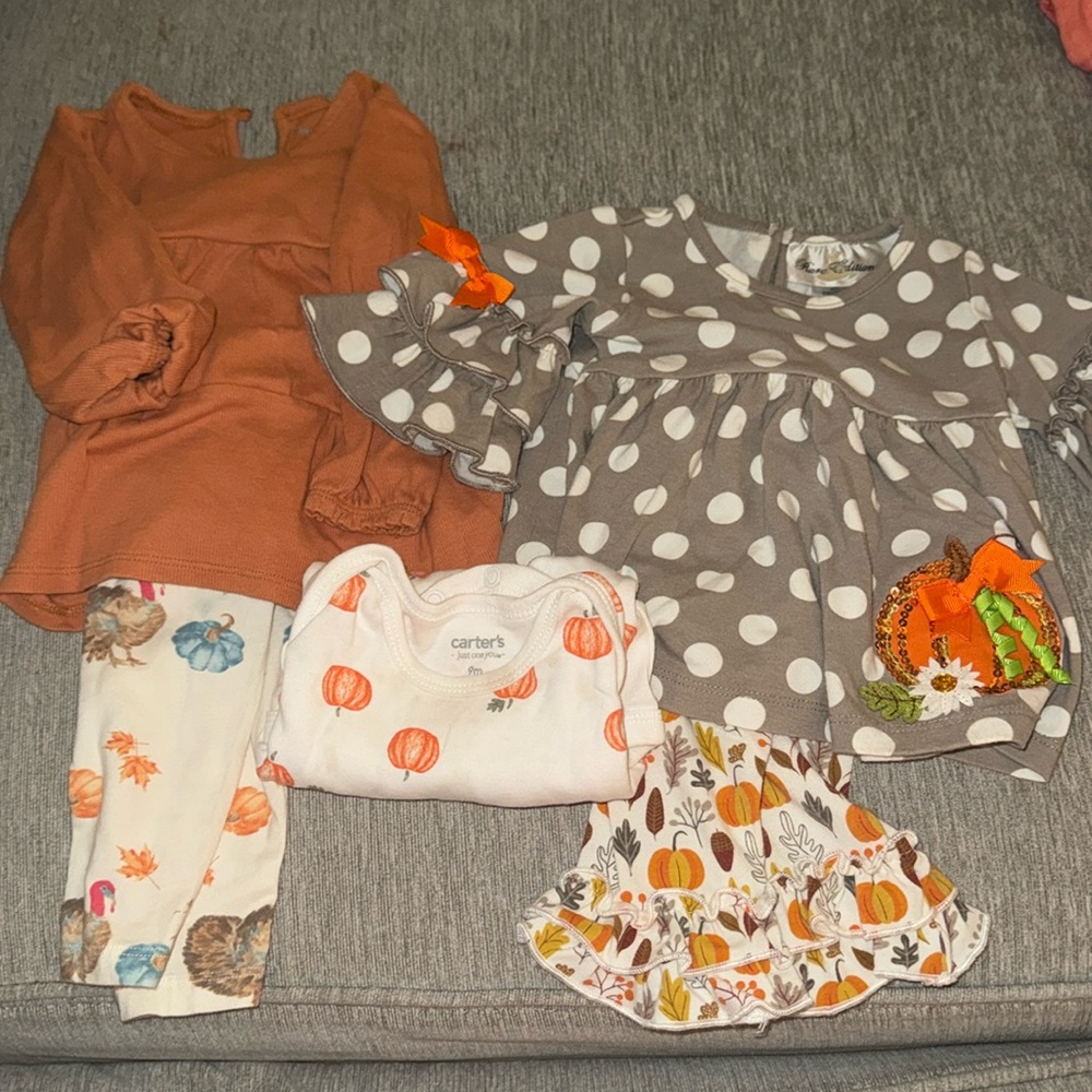 Thanksgiving Bundle baby girl outfits